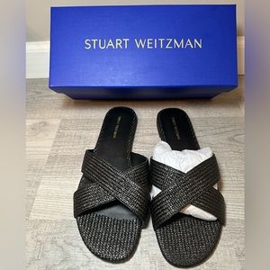 STUART WEITZMAN- ROZA FLAT SLIDE